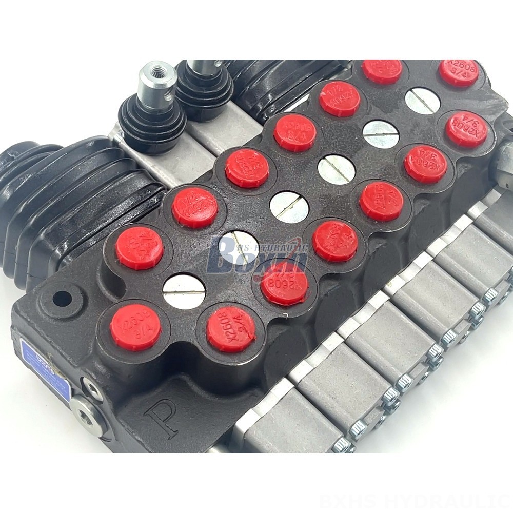 6 Spool Monoblock Hydraulic Valve - TR55 Series | Wholesale & OEM detail image